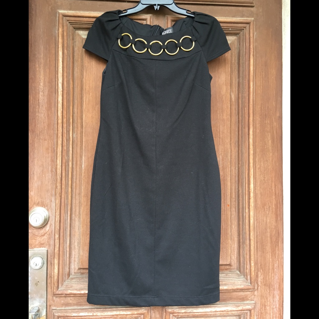 Nwot Adriana Papell Black Dress